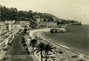 Seafront Gallery: Nice, France - Les Ponchettes, le Chateau and Mont Boron
