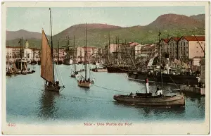 Tricolore Prints: Nice, France - A view of the port