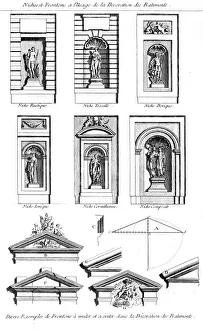 Images Dated 20th October 2011: Niches Classical Orders