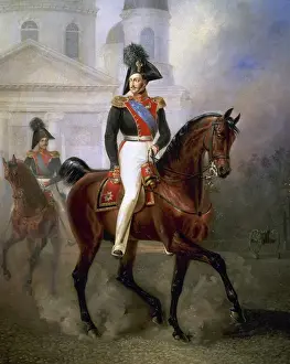 Finland Prints: Nicholas I (1796-1855). Emperor of Russia (1825-1855). Portr
