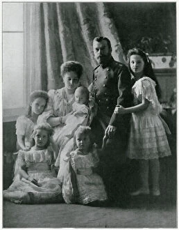 Alexei Collection: Nicholas II and his family 1905