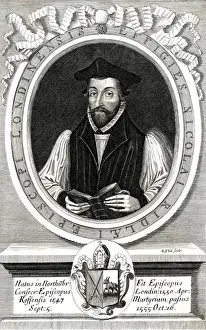 1555 Prints: Nicholas Ridley / White