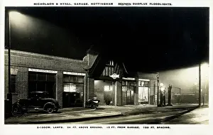 Maintenance Prints: Nicholson & Myall Garage, Nottingham - Floodlights