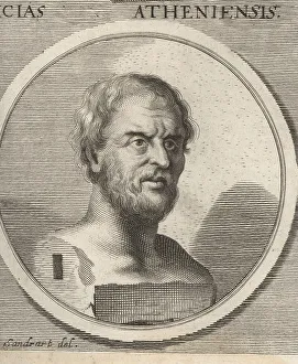 Philipp Kilian Prints: Nicias, ancient Greek painter from Athens, 4th century BC