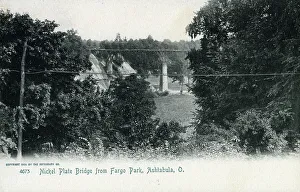 Nickel Plate Bridge from Fargo Park, Ashtabula, Ohio, USA