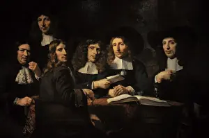 Amsterdam Prints: Nicolaes Maes (1634-1693). Dutch Golden Age painter. Six Dea