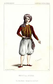 Nicolas Jean-Jacques Masset in the opera Gulistan, 1844