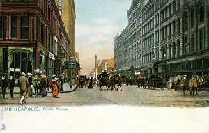 Minneapolis Prints: Nicollet Avenue - Minneapolis, Minnesota, USA