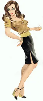 Floorshow Prints: Nigella - Murrays Cabaret Club costume design