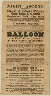 Brading Prints: Night ascent. Royal Standard Tavern, pleasure grounds & tea