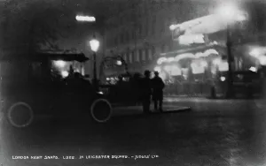 Reflecting Prints: Night Scene in Leicester Square