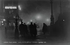Glow Prints: Night Scene in Piccadilly Circus