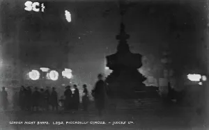 Filled Prints: Night Scene at Piccadilly Circus