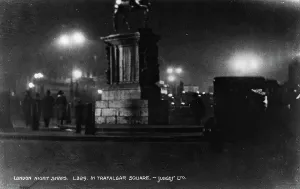 Night Scene in Trafalgar Square