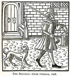 Images Dated 14th September 2017: Night Watchman or Bellman 1608
