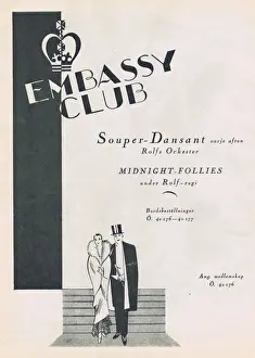 Nightlife Prints: Nightclub or cabaret - Embassy Club, Stockholm