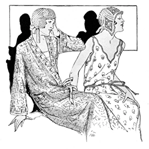 Nightie Gallery: Nightdress and dressing gown, 1930