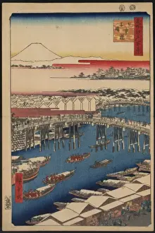 Snow Fall Prints: Nihon bridge, clearing after snowfall