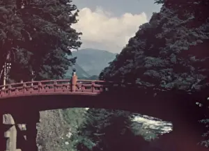Nikko Prints: Nikko sacred bridge - Japan