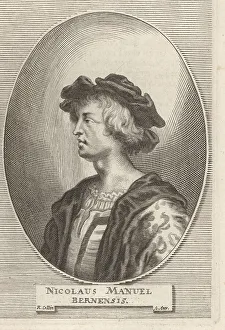 Richard Collin Prints: Niklaus Manuel, Swiss artist, c.1484-1530
