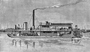 Stern Prints: Nile Paddle Steamer