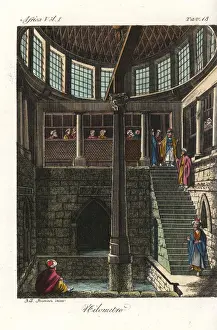 Octagonal Prints: Nilometer on Raudah Island, Cairo, Egypt
