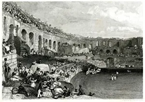 Nimes Prints: NIMES / AMPHITHEATRE