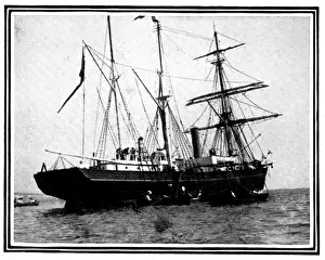 The Nimrod, Falmouth Harbour, 1909