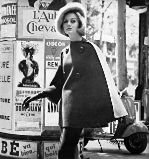 Nina Collection: Nina Ricci cape coat 1961