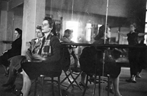 Images Dated 28th February 2012: Ninette de Valois watching a ballet rehearsal