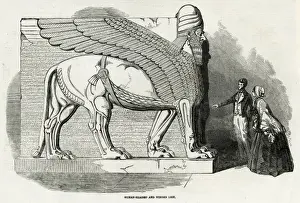Nineveh Prints: Nineveh Sculpture at the British Museum, London, 1850