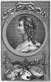 1706 Prints: Ninon De Lenclos
