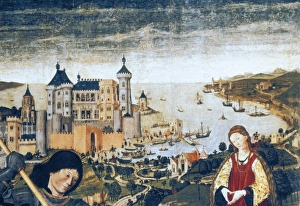 Altar Piece Gallery: NIǁRD, Pere (15th century). Altarpiece of Saint