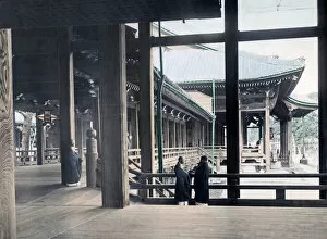 Images Dated 14th October 2015: Nishi Honganji Temple, Kyoto, Japan, circa 1880s