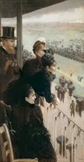 Impressionists Gallery: DE NITTIS, Giuseppe. Horse Races in