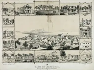 No. 2. View of Honolulu. From the Catholic church