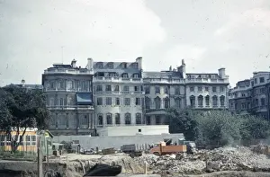 No. 4 Hamilton Place during final stages of Lecture Theatre