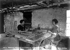 No. 4 Trimming Shanks of Clay Pipes After Moulding