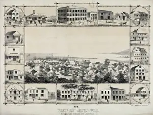 No. 4. View of Honolulu. From the Catholic church