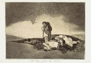 Disasters Prints: There is no-one to help them. Plate 60 of The Disasters of W