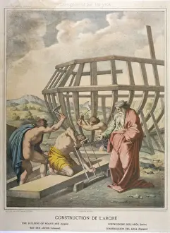 Received Prints: Noah Builds the Ark