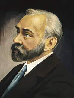 Swedes Prints: Nobel, Alfred Berhard (1833-1896). Swedish chemist