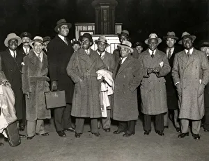 African American Gallery: Noble Sissle and his band members in the UK