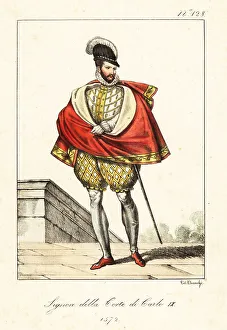 Nobleman at the court of King Charles IX of France, 1572