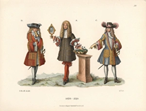 Alteneck Gallery: Noblemen of the late 17th century, with King