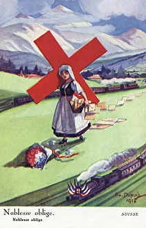 Noblesse oblige - Swiss caring for injured soldiers Noblesse oblige - Swiss caring for injured soldiers