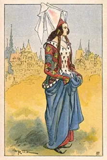 1390 Prints: Noblewoman 1390