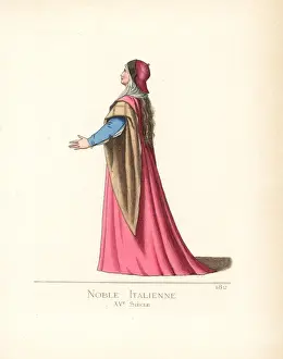 Camillebonnard Prints: Noblewoman of Italy, 15th century