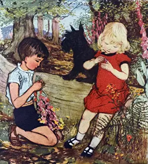 Grow Prints: Where the Nodding Foxgloves Grow by Muriel Dawson