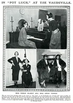 Revues Prints: Norah Blaney and Gwen Farrar in Pot Luck, 1922